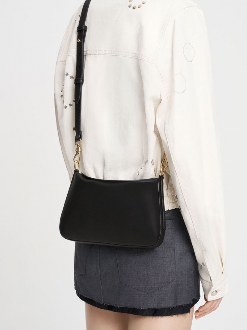 τσαντα χειροσ Charles And Keith Catena Chain μαυρα | 47368-CKLH