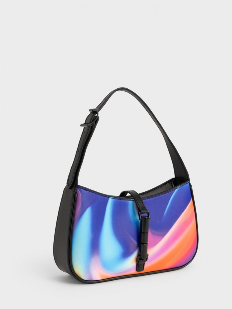 τσάντεσ ώμου Charles And Keith Cesia Holographic Πολύχρωμο | 19543-UTSV