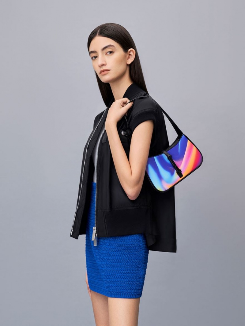 τσάντεσ ώμου Charles And Keith Cesia Holographic Πολύχρωμο | 19543-UTSV