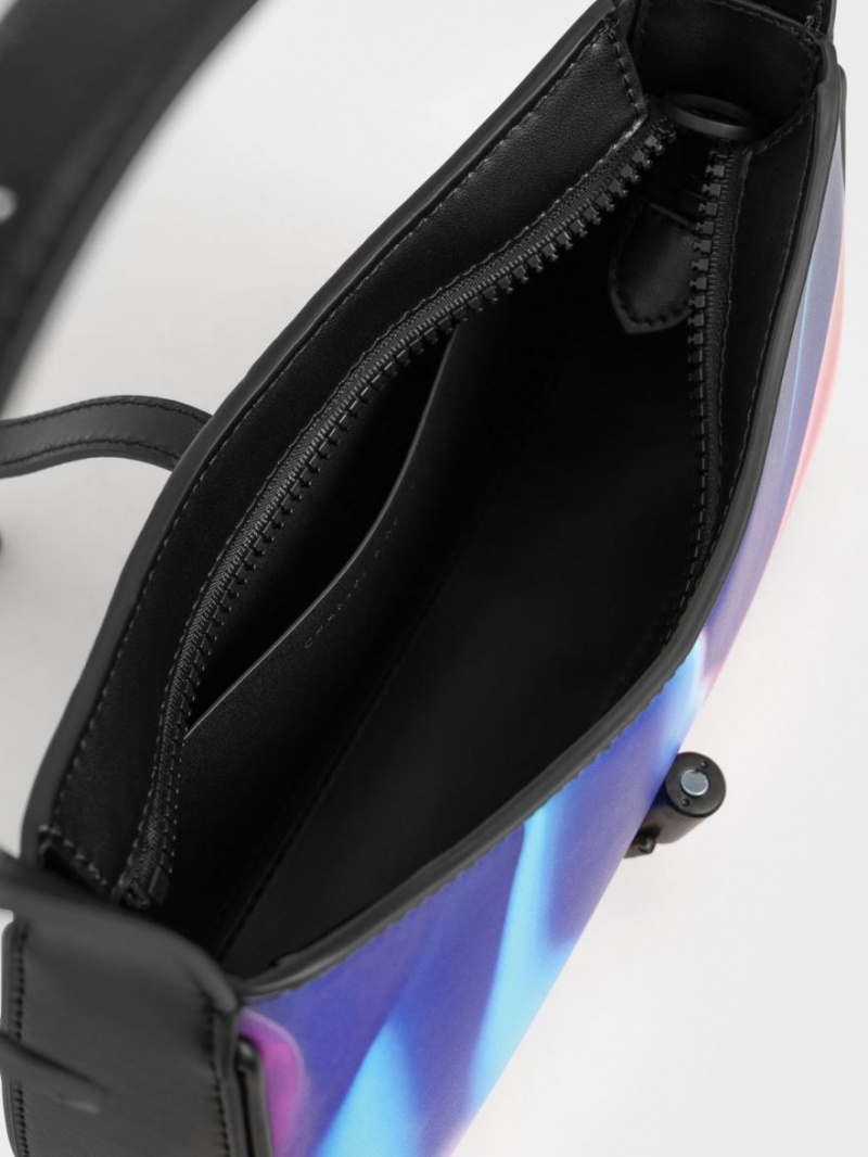 τσάντεσ ώμου Charles And Keith Cesia Holographic Πολύχρωμο | 19543-UTSV