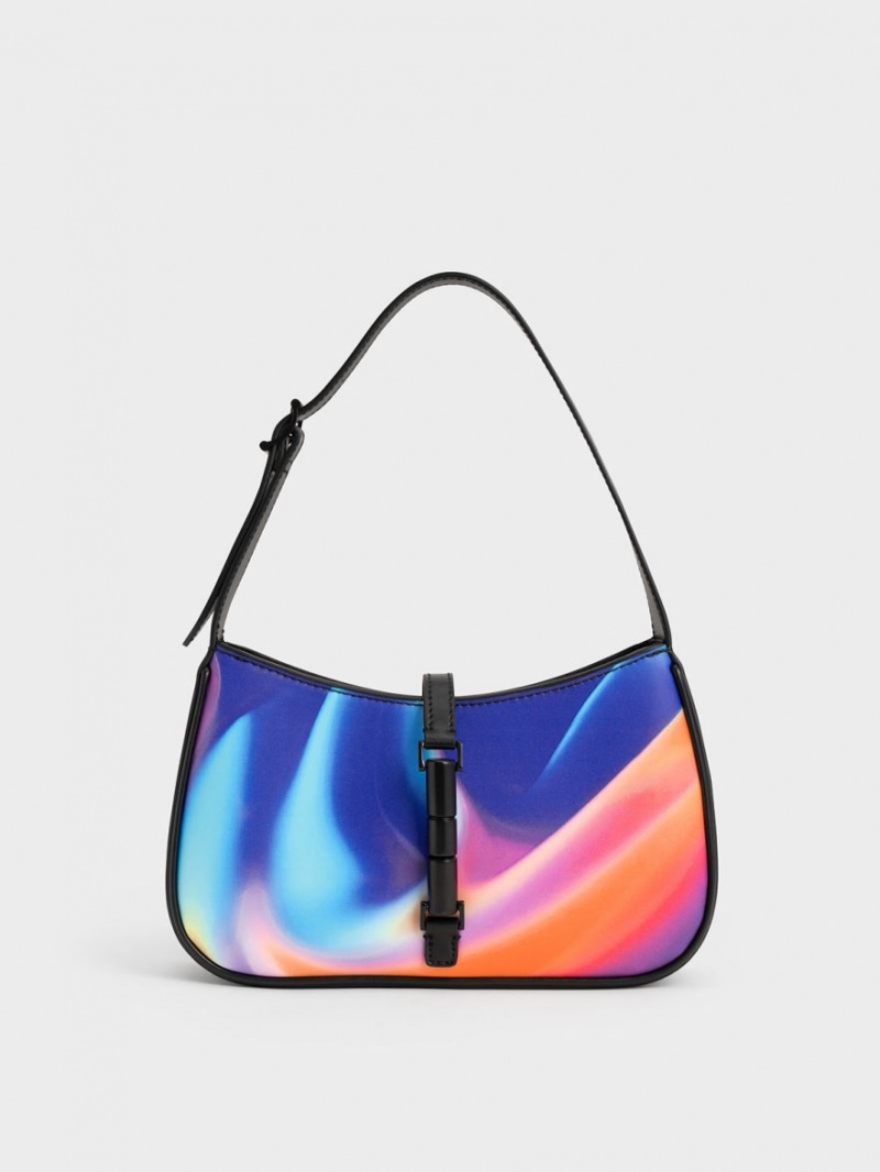 τσάντεσ ώμου Charles And Keith Cesia Holographic Πολύχρωμο | 19543-UTSV