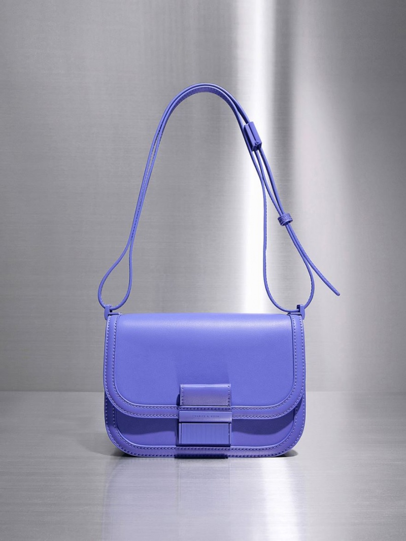 τσάντεσ χιαστί Charles And Keith Charlot μωβ | 10658-IAEL