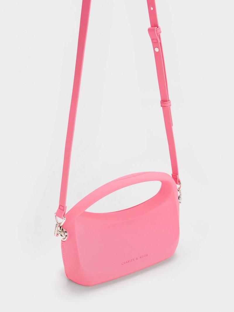 τσαντα χειροσ Charles And Keith Cocoon Top ροζ | 98046-RHSN