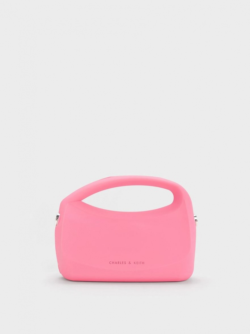 τσαντα χειροσ Charles And Keith Cocoon Top ροζ | 98046-RHSN