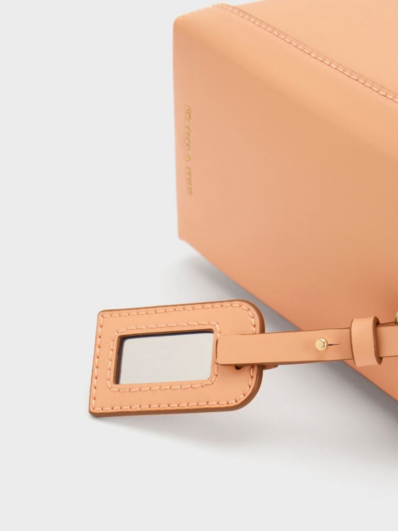 τσάντεσ ώμου Charles And Keith Cordele Slouchy πορτοκαλι | 18290-ZMSX