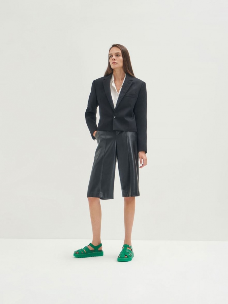 Πεδιλα Πλατφορμεσ Charles And Keith Cut-Out Sports πρασινο | 59870-NEFU
