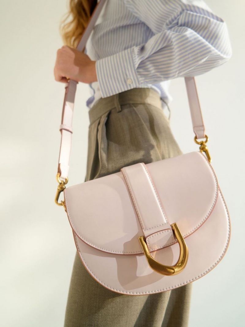 Τσάντες Σέλας Charles And Keith Gabine ροζ | 14826-WVSM