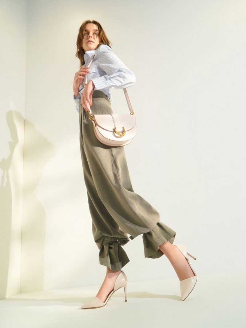 Τσάντες Σέλας Charles And Keith Gabine ροζ | 14826-WVSM