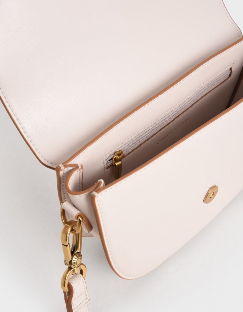 Τσάντες Σέλας Charles And Keith Gabine ροζ | 14826-WVSM