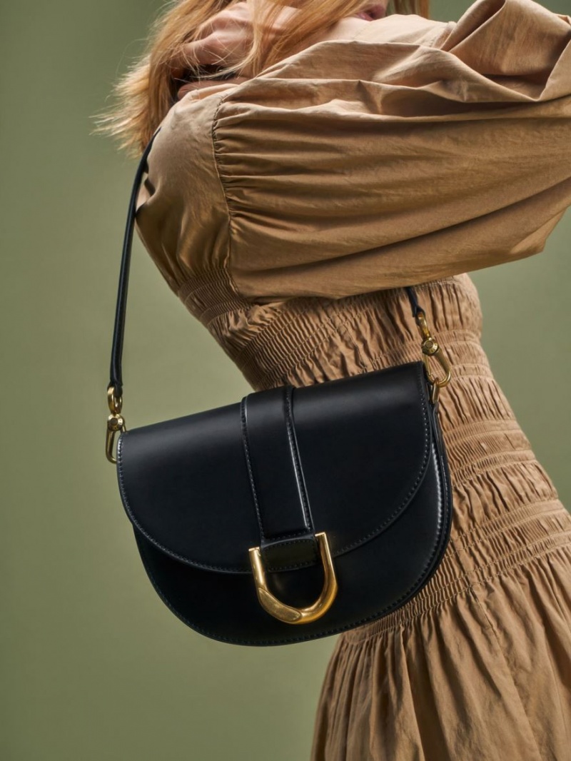 Τσάντες Σέλας Charles And Keith Gabine μαυρα | 37592-DOKY