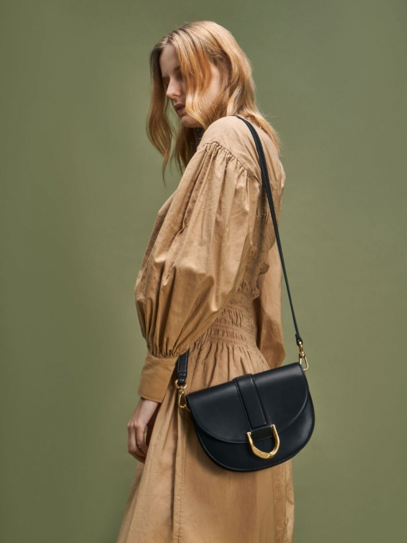 Τσάντες Σέλας Charles And Keith Gabine μαυρα | 37592-DOKY
