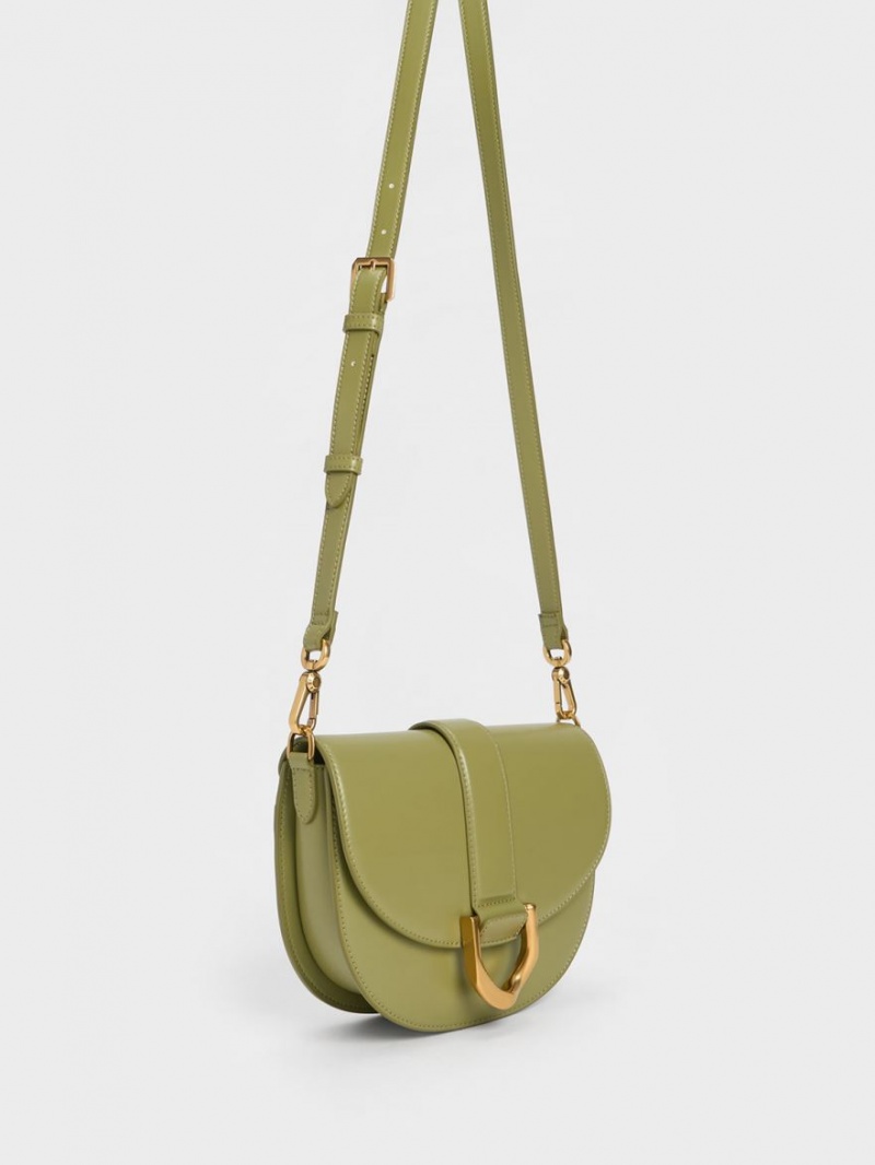 Τσάντες Σέλας Charles And Keith Gabine Ελιά | 37901-QYAV