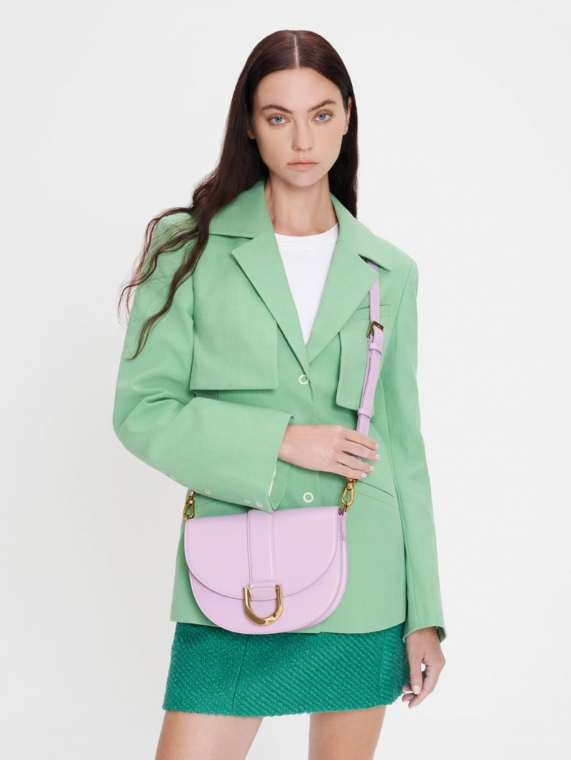 Τσάντες Σέλας Charles And Keith Gabine μωβ | 38954-BLOS
