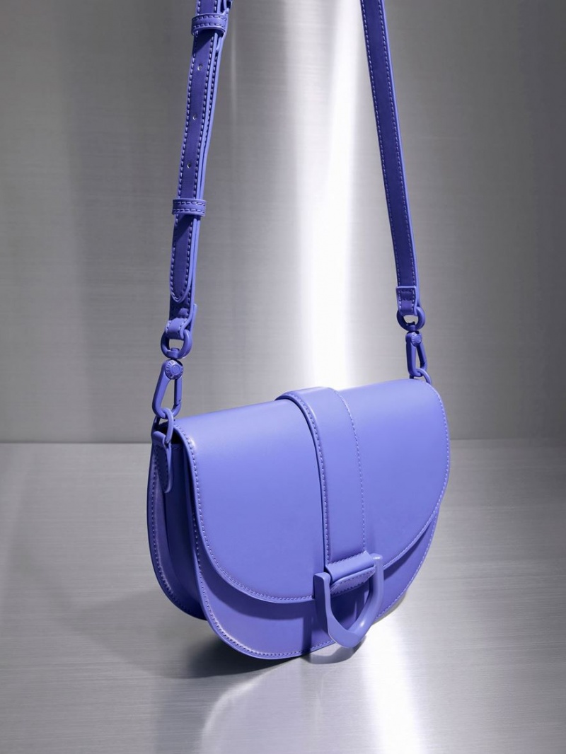 Τσάντες Σέλας Charles And Keith Gabine μωβ | 46890-QZTA