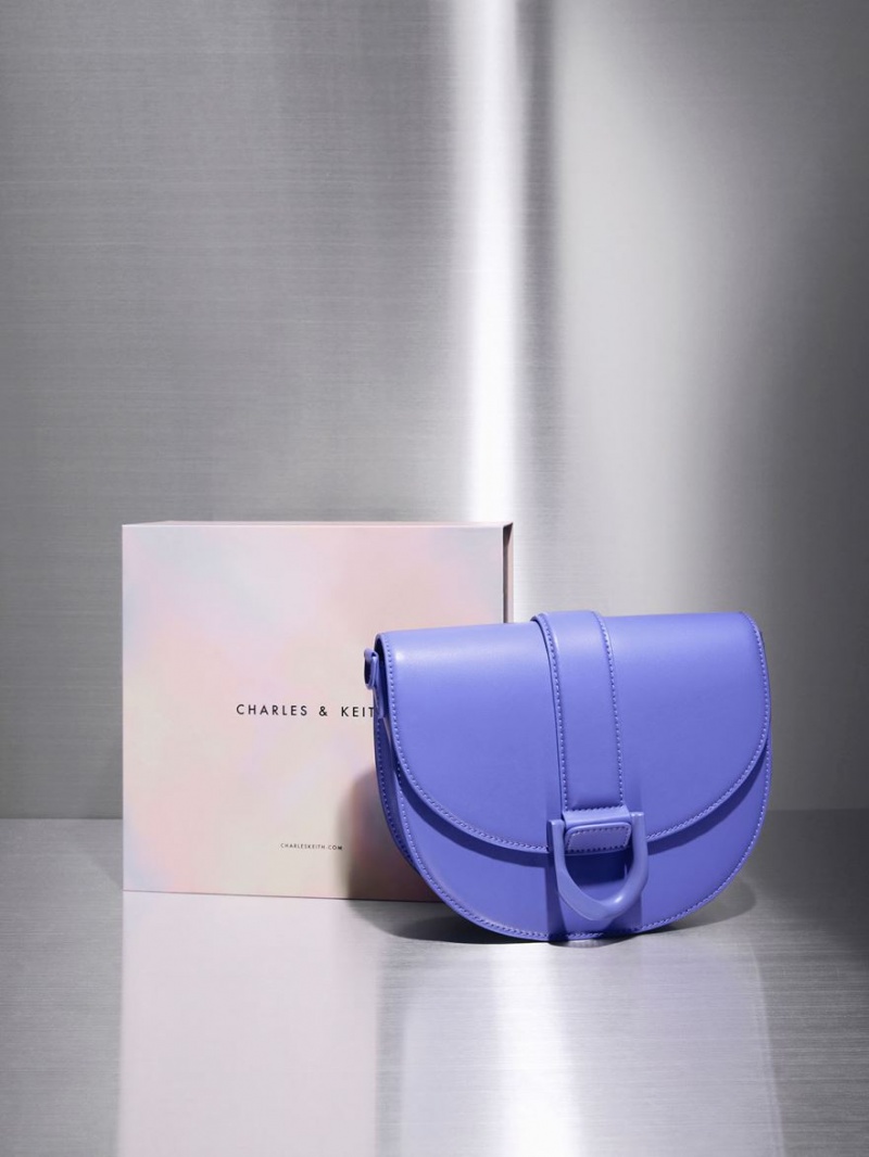 Τσάντες Σέλας Charles And Keith Gabine μωβ | 46890-QZTA