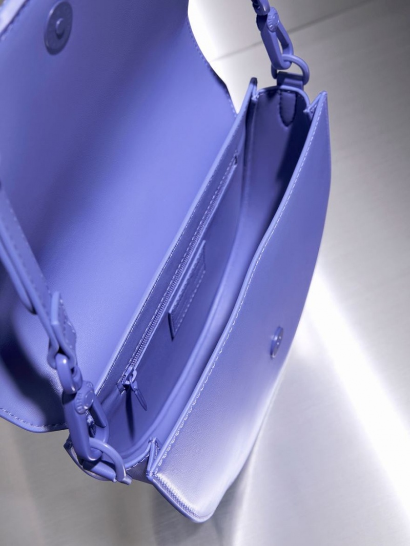 Τσάντες Σέλας Charles And Keith Gabine μωβ | 46890-QZTA