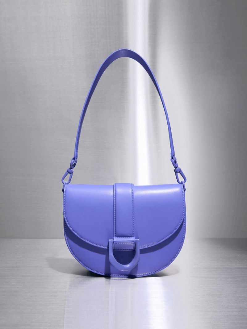 Τσάντες Σέλας Charles And Keith Gabine μωβ | 46890-QZTA