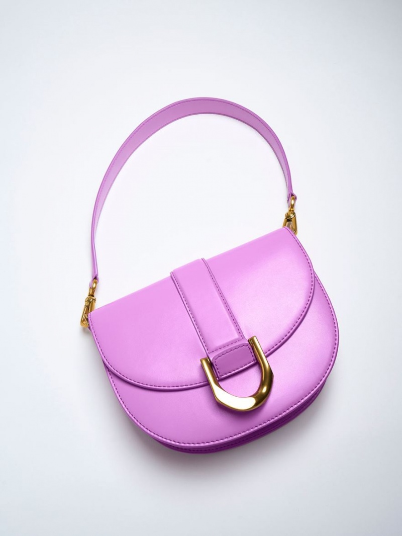 Τσάντες Σέλας Charles And Keith Gabine μωβ | 93458-VMQX