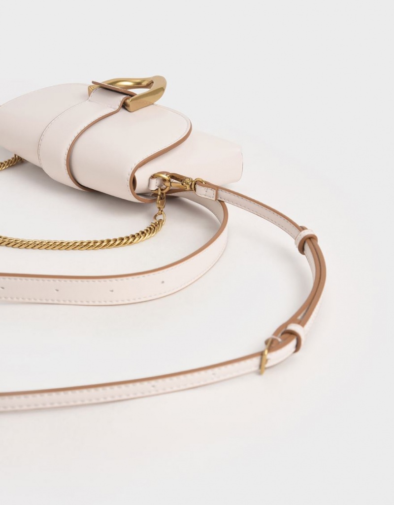τσάντεσ χιαστί Charles And Keith Gabine ανοιχτο ροζ | 29354-XVMB