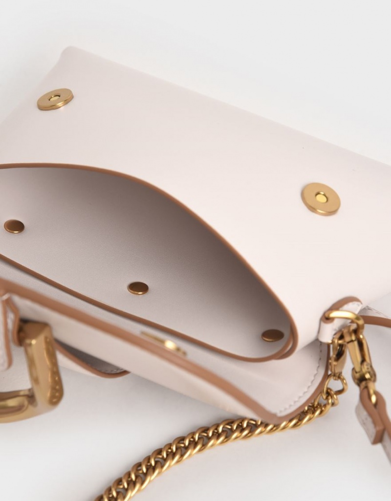 τσάντεσ χιαστί Charles And Keith Gabine ανοιχτο ροζ | 29354-XVMB