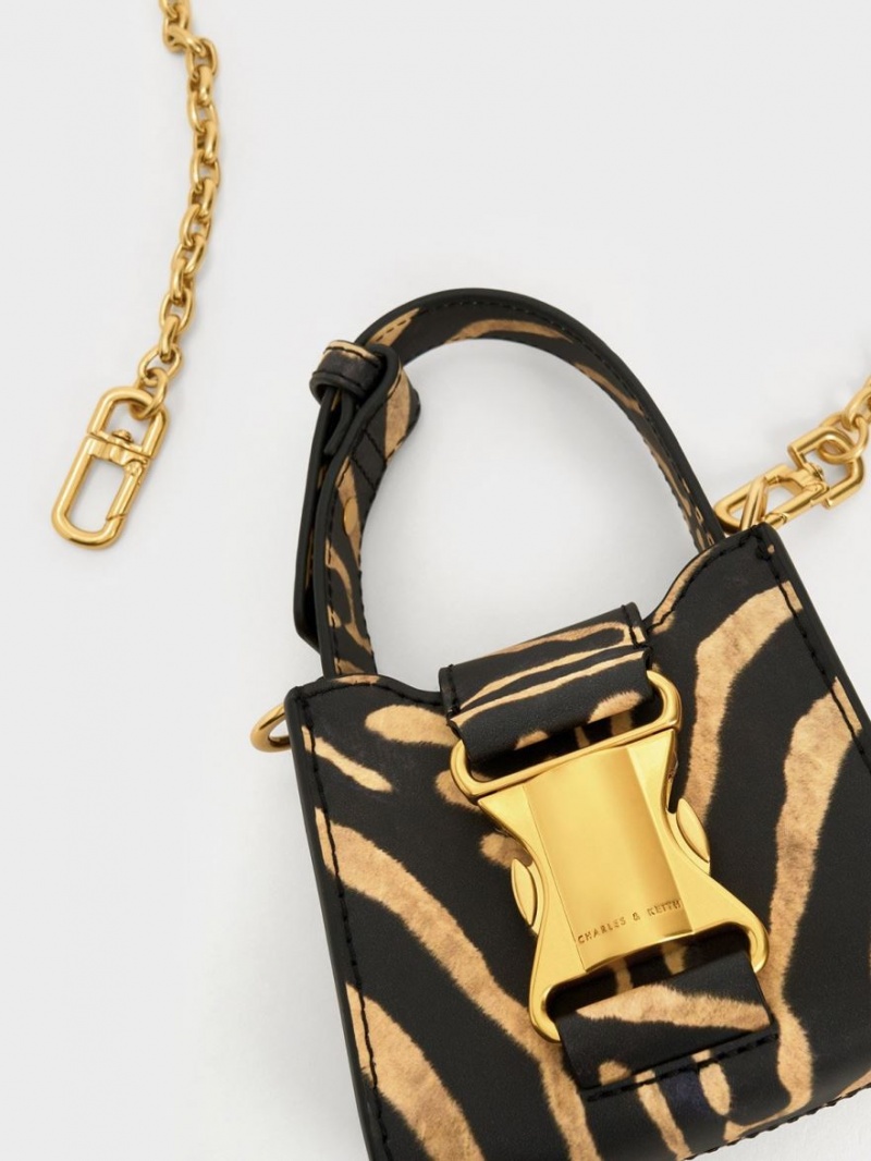 μίνι τσάντες Charles And Keith Ivy Top Handle Πολύχρωμο | 86057-LCEA