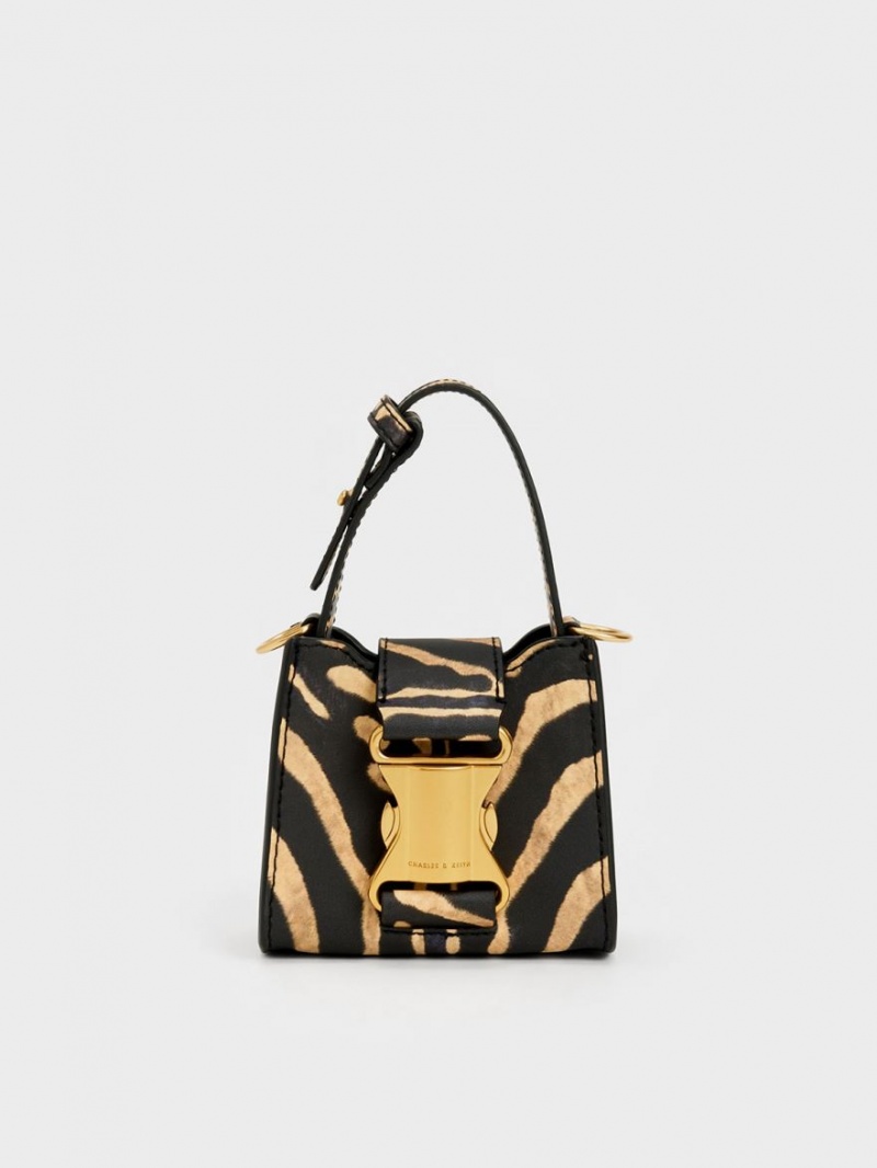 μίνι τσάντες Charles And Keith Ivy Top Handle Πολύχρωμο | 86057-LCEA