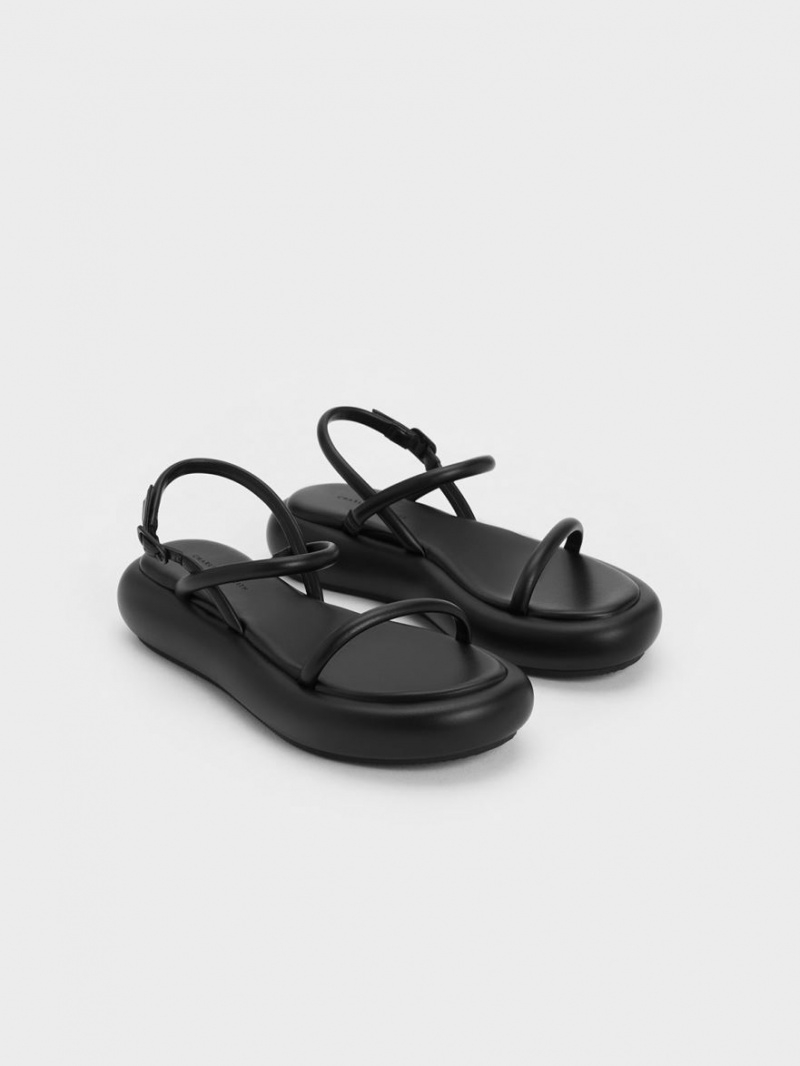 Πεδιλα Πλατφορμεσ Charles And Keith Keiko Με Επένδυση μαυρα | 96541-DYPW