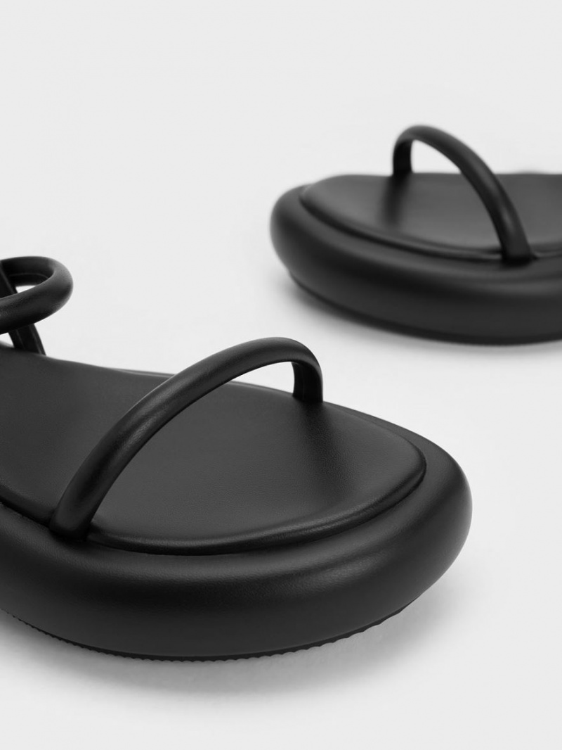 Πεδιλα Πλατφορμεσ Charles And Keith Keiko Με Επένδυση μαυρα | 96541-DYPW