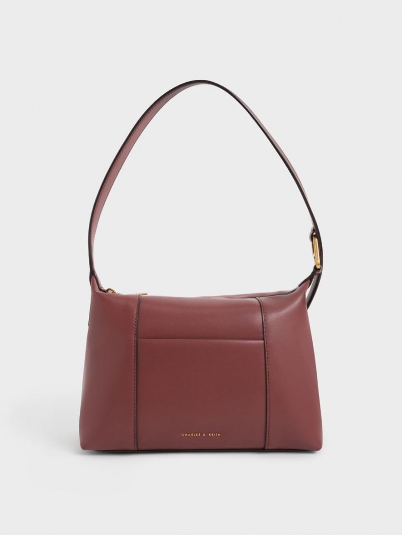 τσάντεσ ώμου Charles And Keith Lorain σοκολάτα | 24368-YSHI