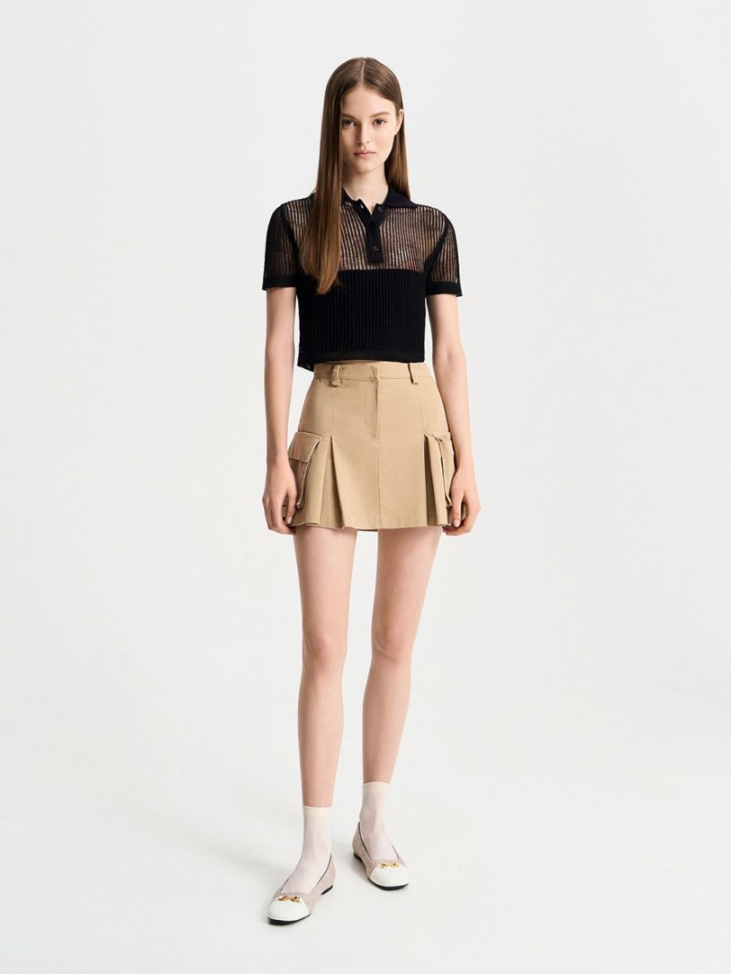 Παπουτσια Μπαλαρινεσ Charles And Keith Metallic Accent Checkered γκρι | 43672-DVCG