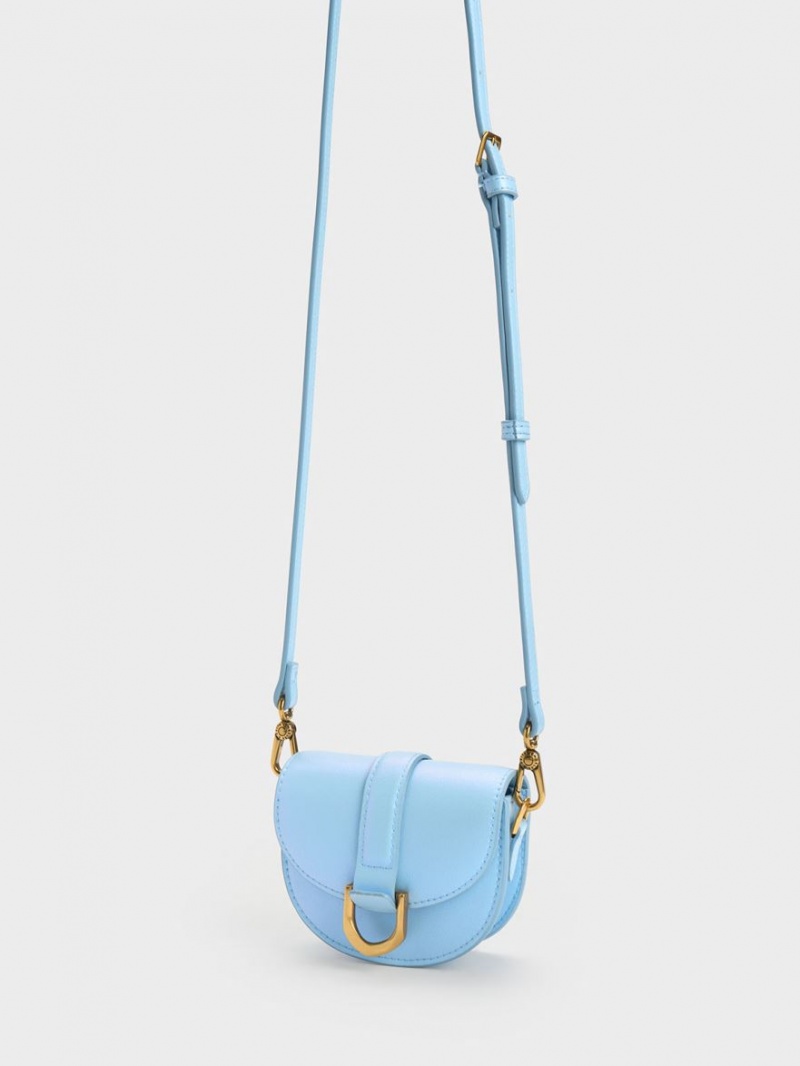 Τσάντες Σέλας Charles And Keith Micro Gabine ανοιχτο μπλε | 57928-JCUK