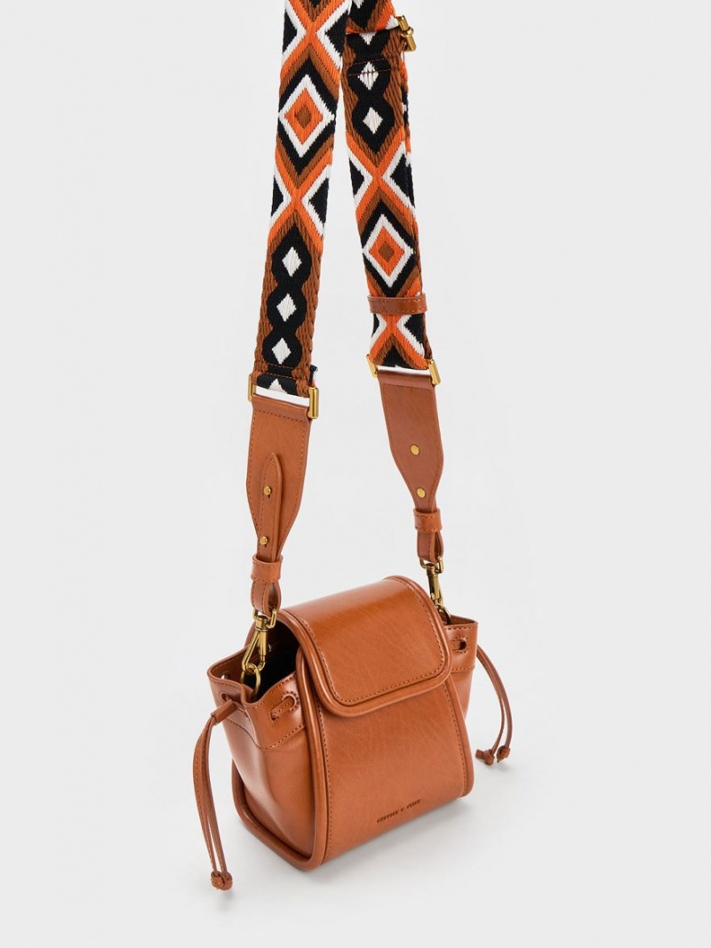 τσαντα χειροσ Charles And Keith Mini Ashby Top καφε | 76509-XYDR