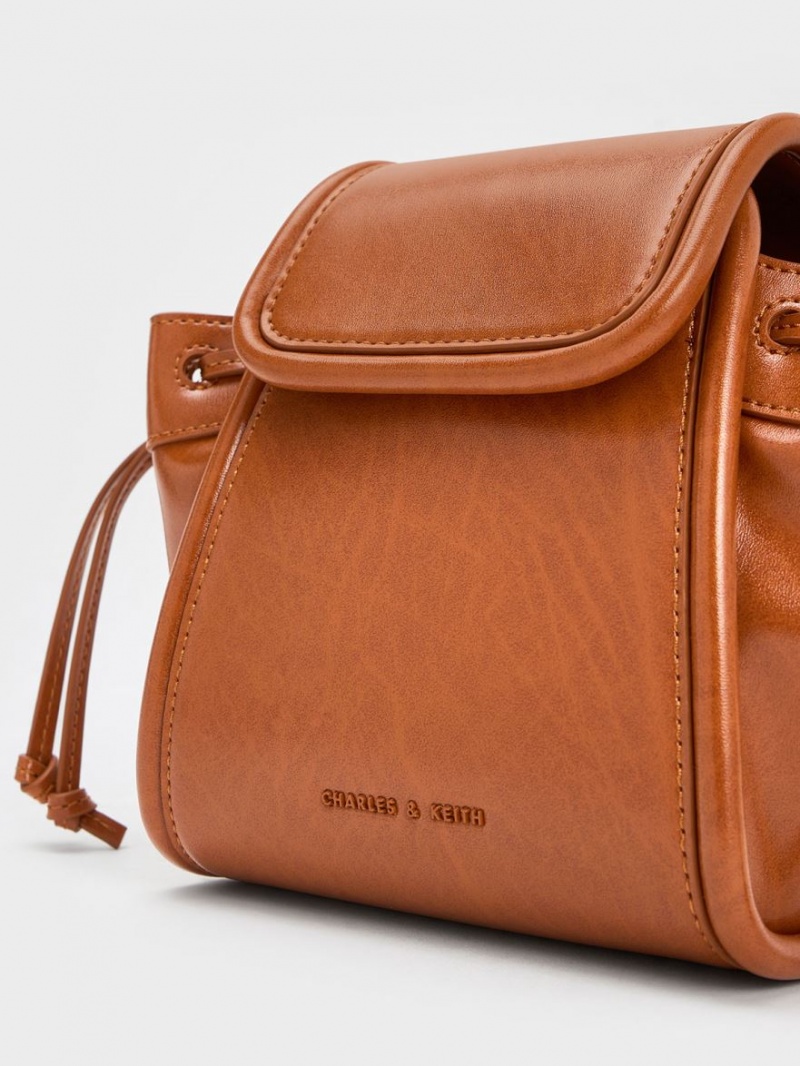 τσαντα χειροσ Charles And Keith Mini Ashby Top καφε | 76509-XYDR