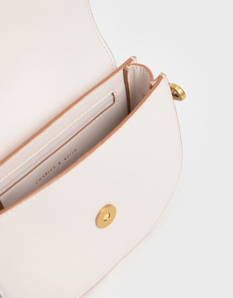 Τσάντες Σέλας Charles And Keith Mini Gabine ροζ | 15067-YFPM