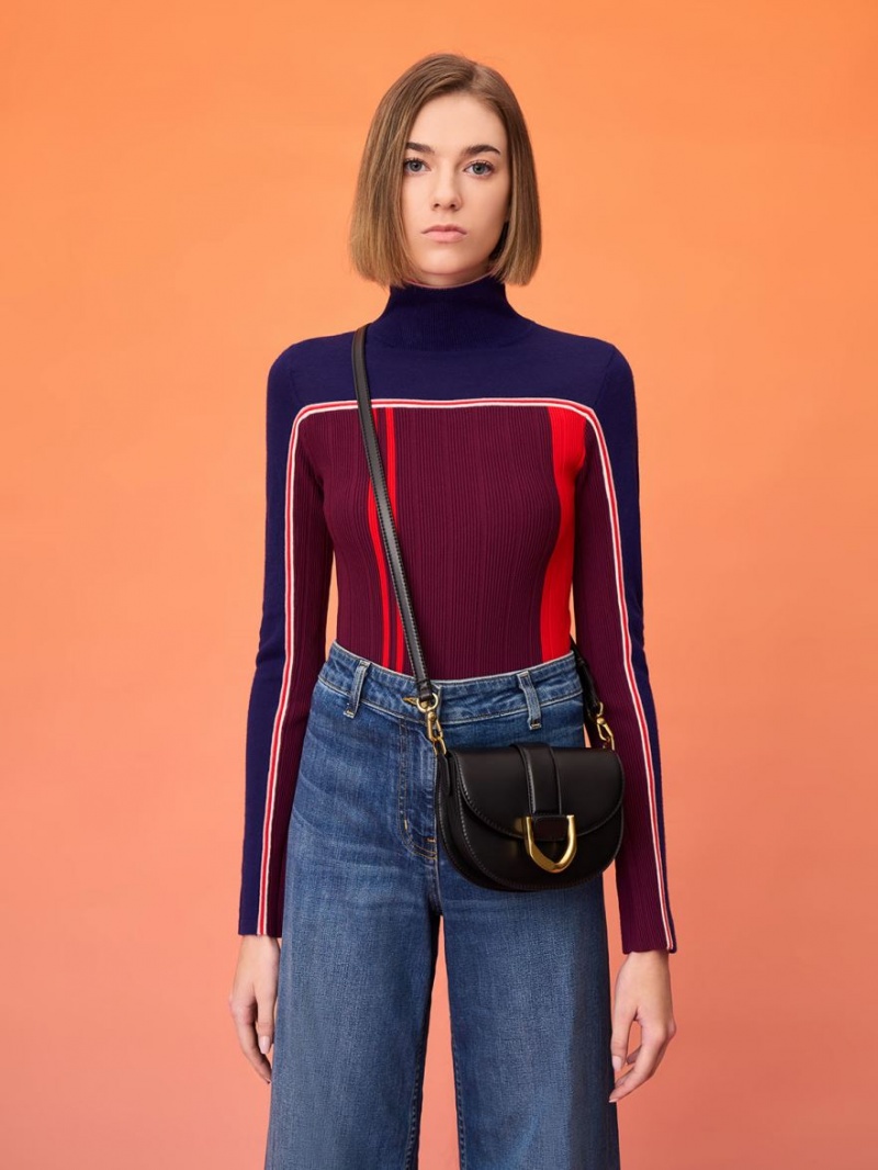 Τσάντες Σέλας Charles And Keith Mini Gabine μαυρα | 78136-BKZI