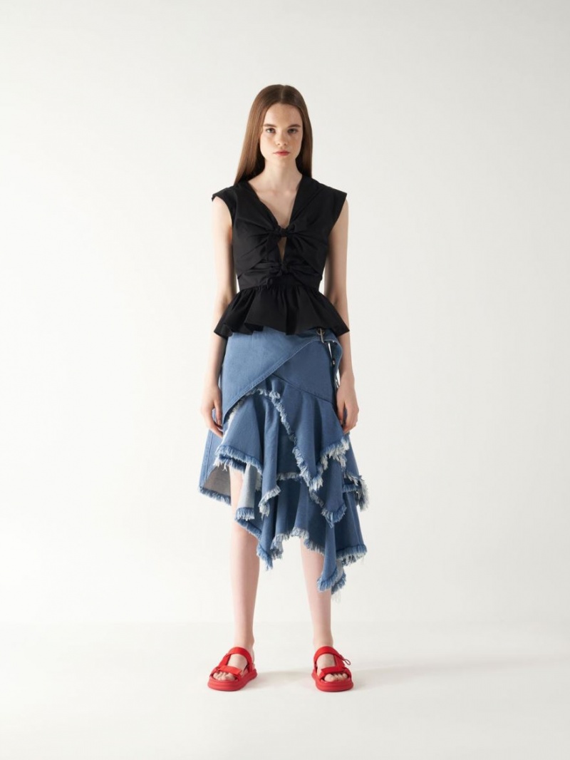 Πεδιλα Πλατφορμεσ Charles And Keith Polyester Velcro λουρακια Sports κοκκινα | 92835-VQLM