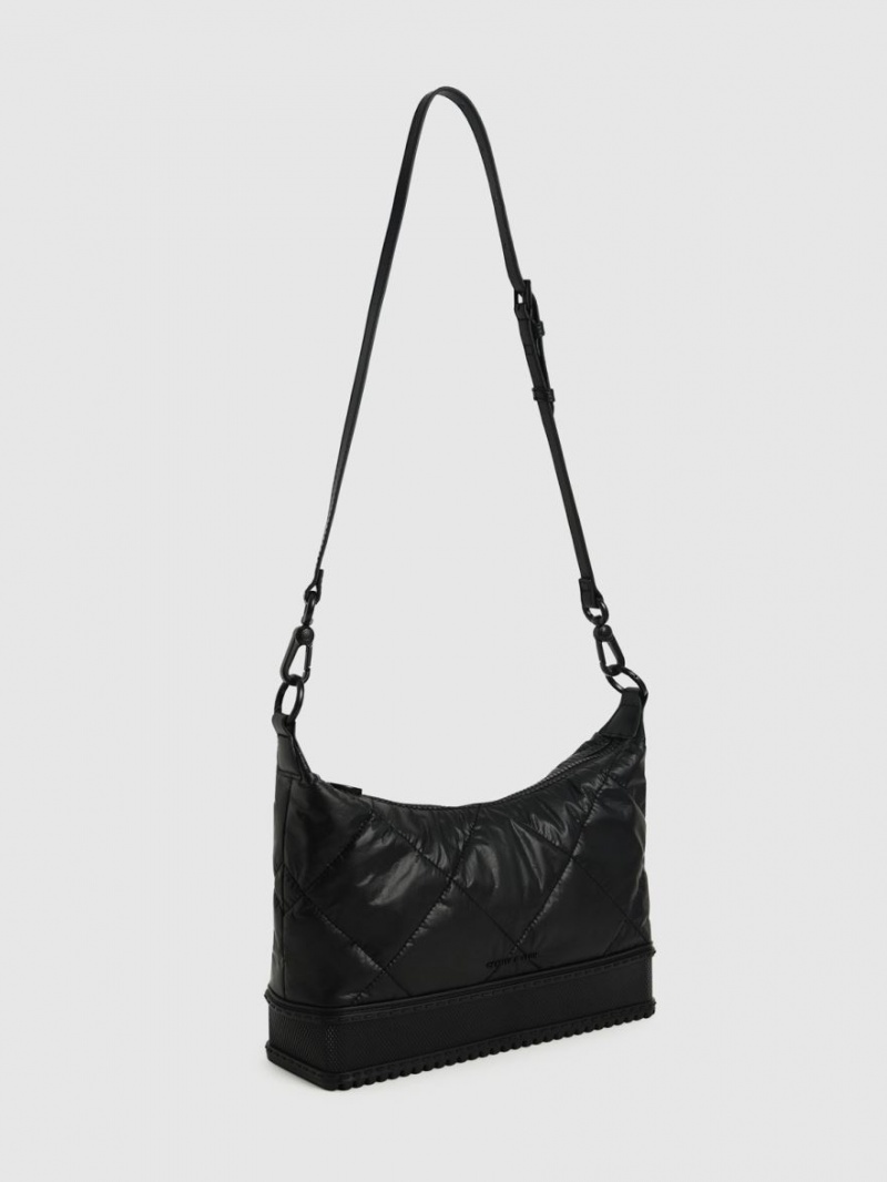 τσάντεσ ώμου Charles And Keith Puffy μαυρα | 41205-SJVU