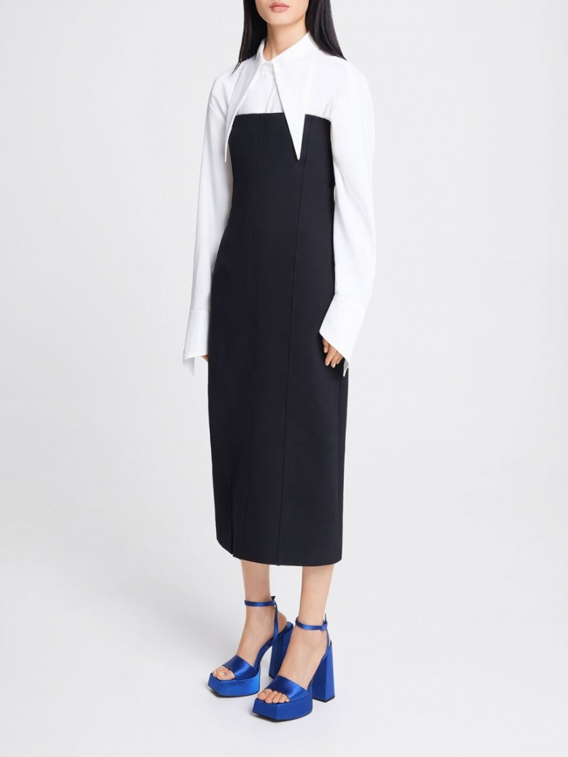 Πεδιλα Πλατφορμεσ Charles And Keith Recycled Polyester Ankle-λουρακια μπλε | 76123-LXZF