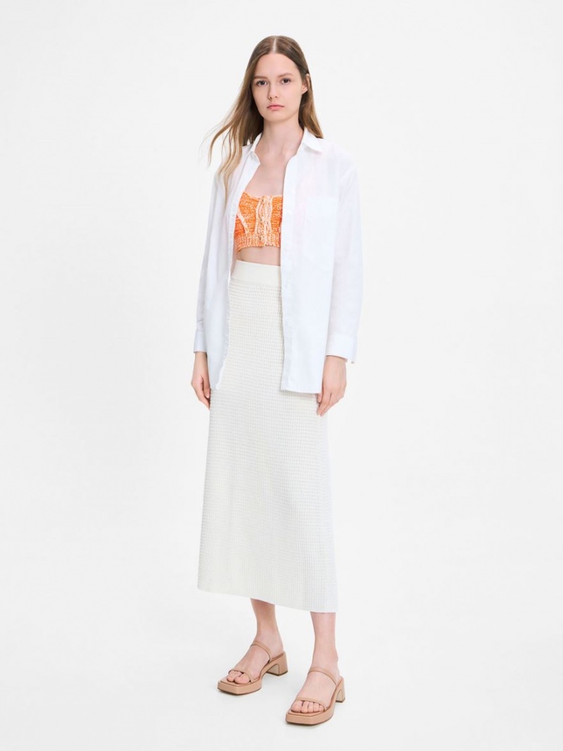 Πεδιλα Πλατφορμεσ Charles And Keith Square-toe Μπεζ | 62347-OLYS