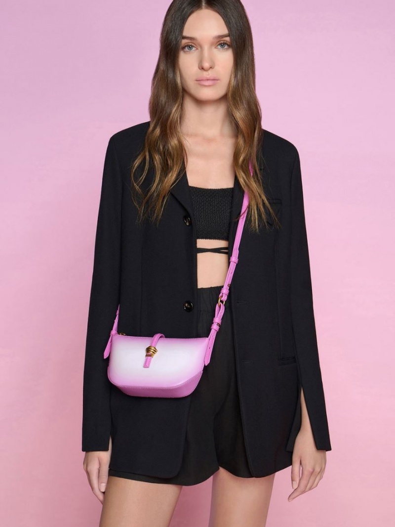 τσάντεσ ώμου Charles And Keith Trudy Ombre Belted Geometric μωβ | 42856-OLWQ