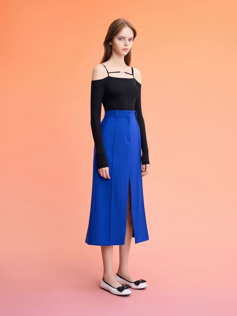 Παπουτσια Μπαλαρινεσ Charles And Keith Tweed Chain-Link Bow ασπρα | 96328-BNUF