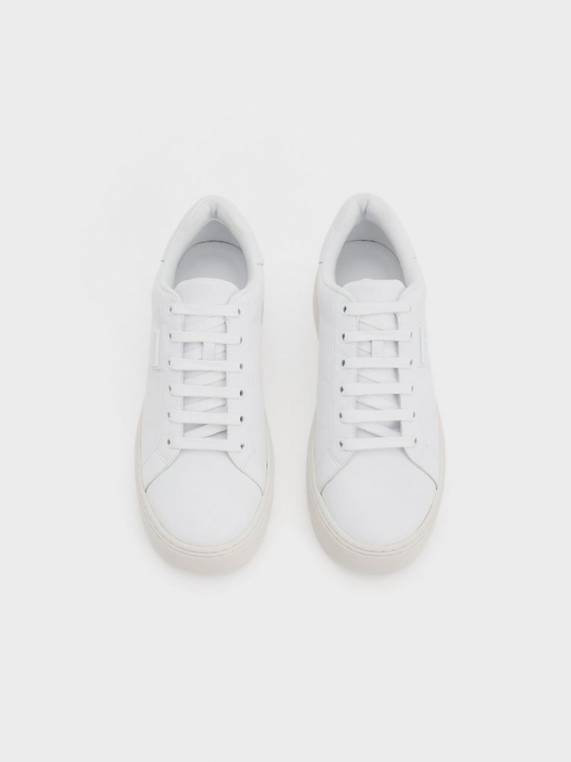Αθλητικα Παπουτσια Charles And Keith δαντελα-Up ασπρα | 58790-SEIP