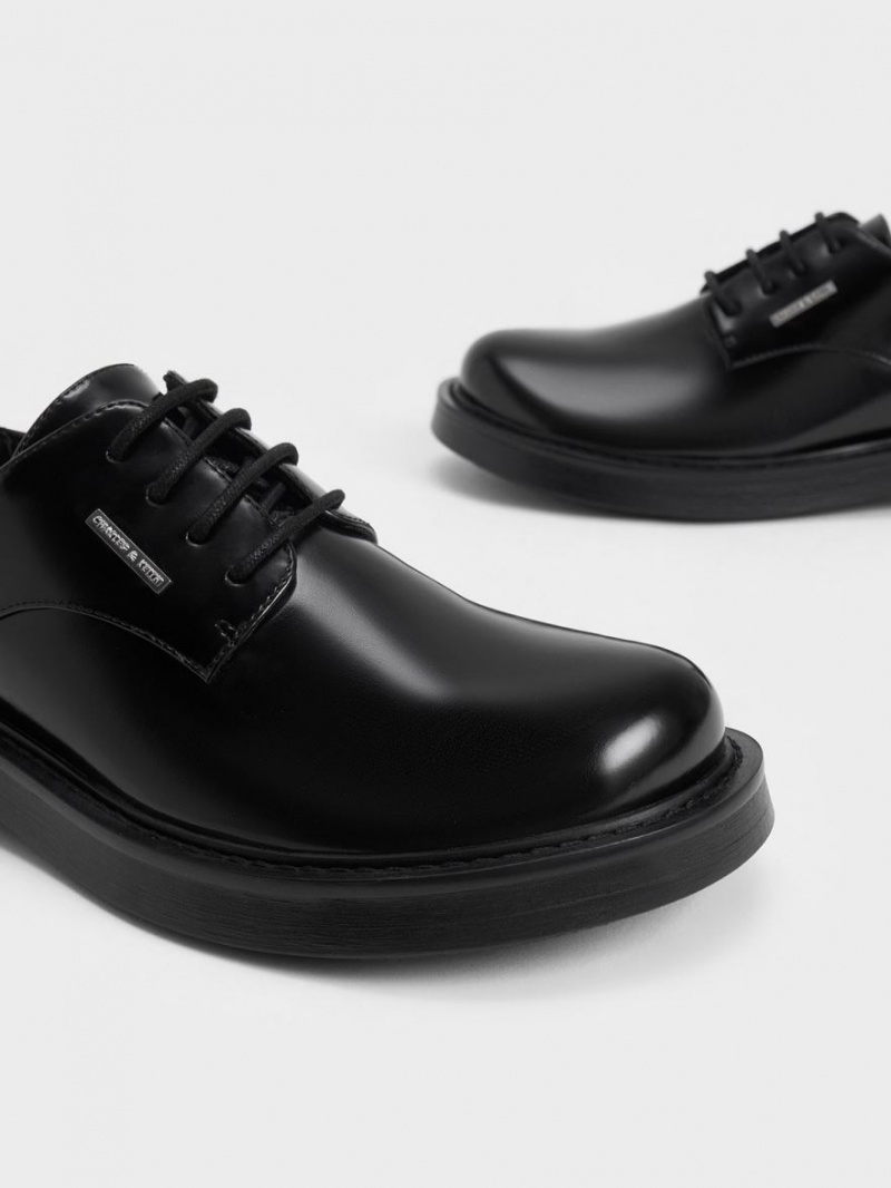 Παπουτσια Ντερμπι Charles And Keith Χοντρός Chain μαυρα | 51042-EGXY