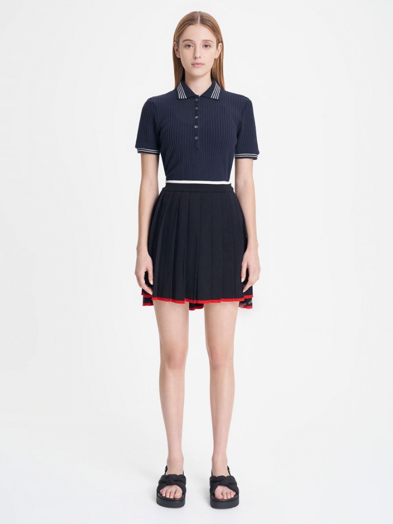 Πεδιλα Πλατφορμεσ Charles And Keith νάιλον Knotted μαυρα | 16074-NXKL