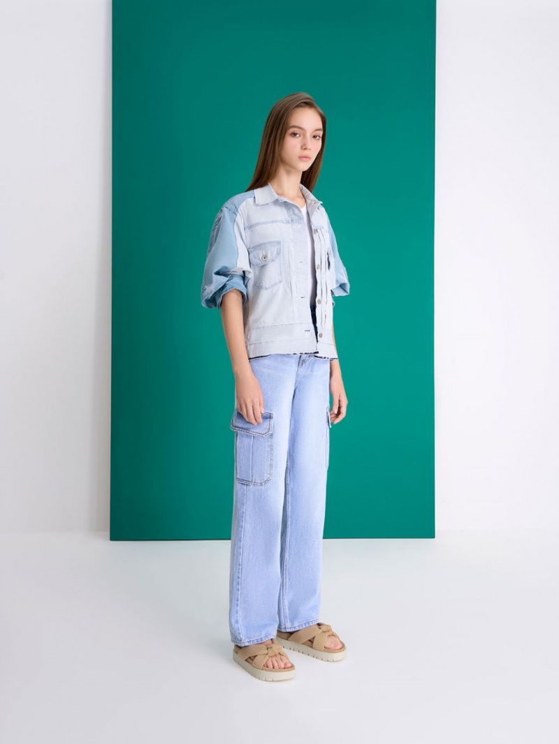 Πεδιλα Πλατφορμεσ Charles And Keith νάιλον Knotted Μπεζ | 95248-CWGJ