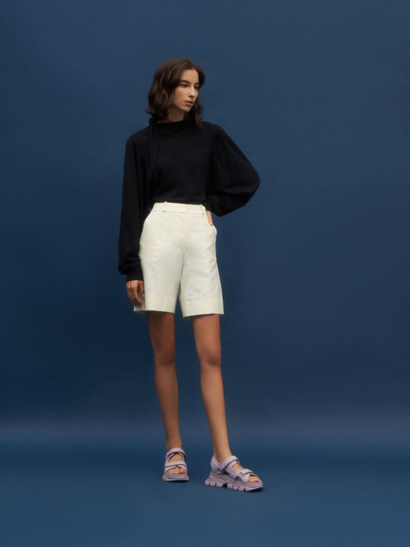 Πεδιλα Πλατφορμεσ Charles And Keith Χοντρός Sports μωβ | 42890-QIKR