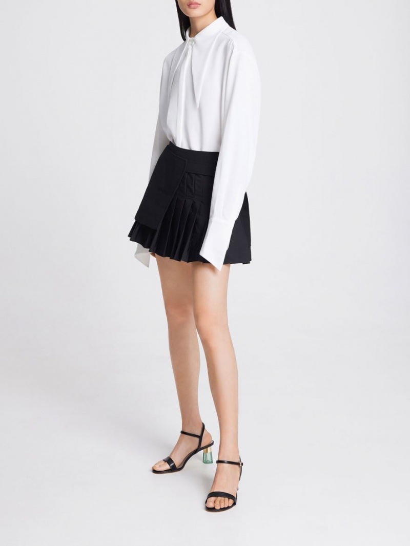 σανδαλια με τακουνι Charles And Keith Clear Trapeze μαυρα | 87196-TPSQ