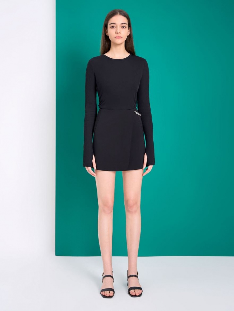 Σανδάλια Με Λουριά Charles And Keith Cylindrical Heel Back μαυρα | 92581-QWXT