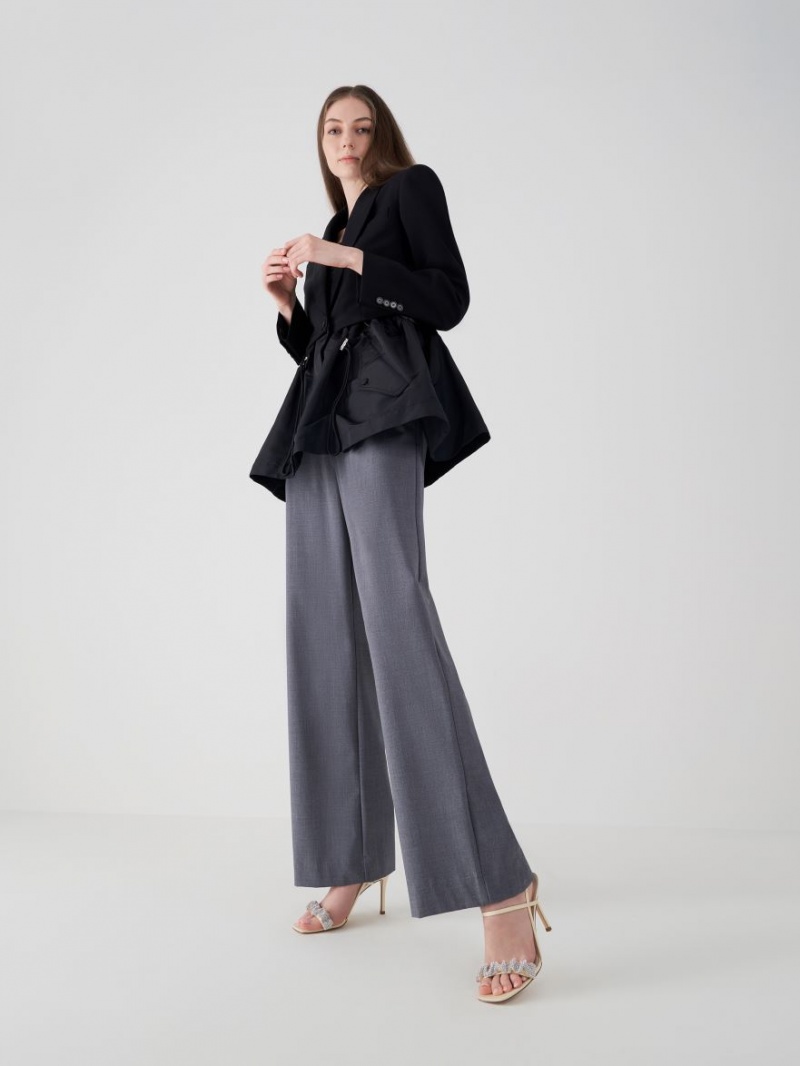 σανδαλια με τακουνι Charles And Keith Gem-Embellished Satin Stiletto κίτρινα | 52198-BFTX