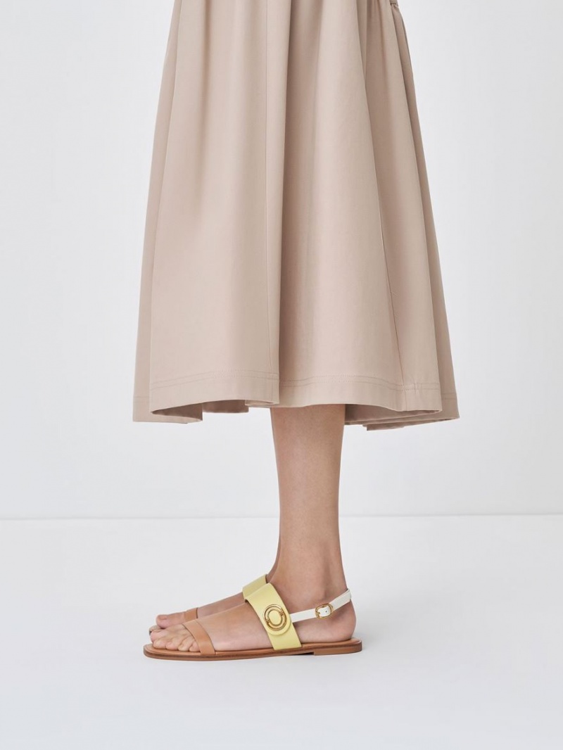 Σανδάλια Με Λουριά Charles And Keith Metallic Accent Back Πολύχρωμο | 57140-CIBA